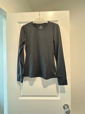 Women's Free Country Black Base Layer Thermal Top in Size M Medium